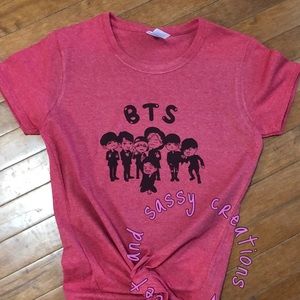 Custom bts inspired tee
